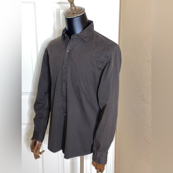 MSRP $345 Ralph Lauren Black Label Made in Italy Sz Large Dress Shirt​ - Picture 11 of 12